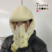 ドット柄手袋　レディース　韓国ファッション　デザイン　秋冬　7colors