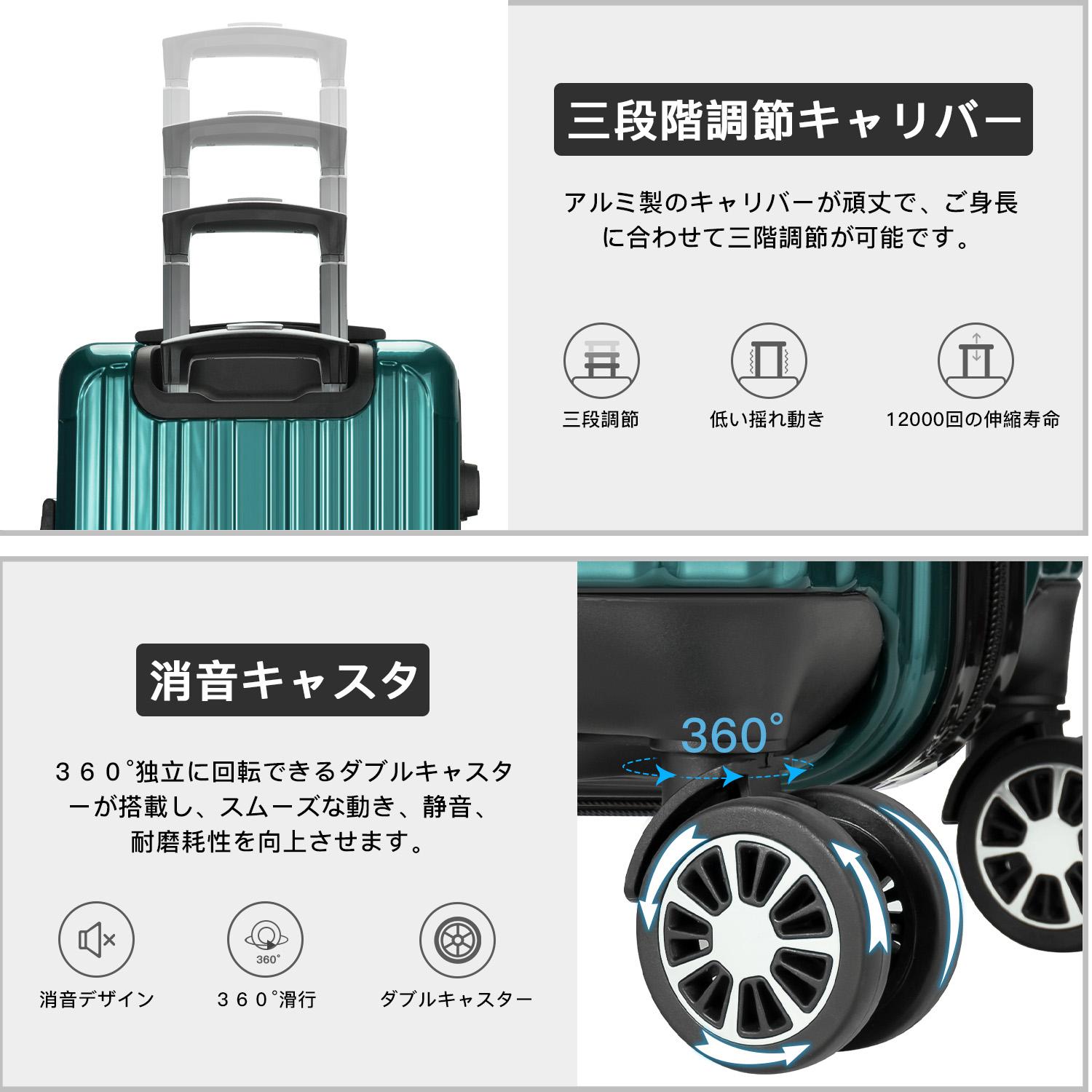 VARNIC スーツケース キャリーバッグ キャリーケース 機内持ち込み TSA