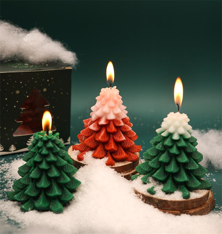 限定数量セール  クリスマスキャンドル DIY 手土産 手作りアロマ クリスマスツリー キャンドル