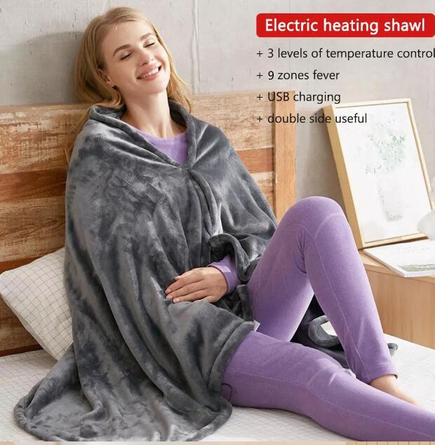 電気毛布 掛け敷き兼用   電気毛布 敷きフランネル USB 3段階調温  ふわふわ  冷え対策 寝具 冬物