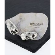 【JIKAI-8】JNRD-12シルバー大クラフメタルトイヤリング【Juno chunk】