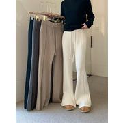 2023秋INS新作★気質 カジュアル系 ニット ロングパンツ