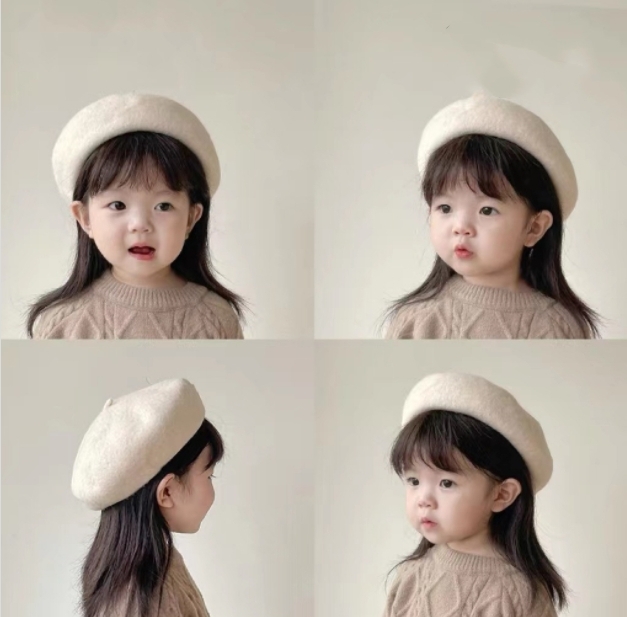 子供服 韓国風子供服 ベビー服 男女兼用 ベレー帽子 ハット ins 8色