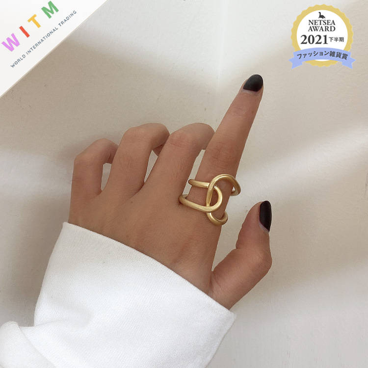 韓国風 指輪 リング 素敵なデザイン 開口指輪 ファッション