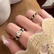 メタル指輪　リング　デザイン　アクセサリー　レディース　韓国ファッション