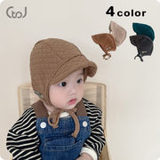 ★全4色★　子供帽子　イヤーカフベビーハット　秋冬アイテム　韓国キッズファッション