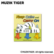 MUZIK TIGER ダイカットステッカー Keep Calm and Carry On オシャレ ムジークタイガー 韓国 MUZ020