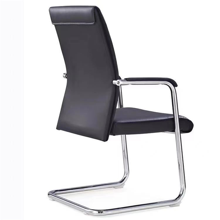 オフィスチェア　ワークチェア　メッシュチェア　事務椅子 椅子　PUレザー　スチール脚　シンプル　