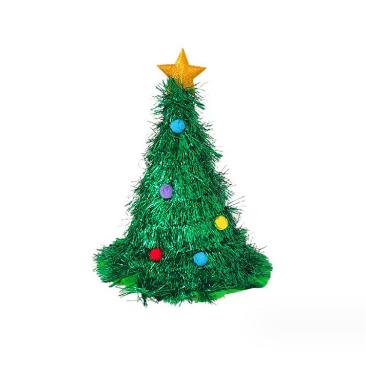 サンタ帽子付きクリスマスツリー サンタ帽子付きクリスマスツリー