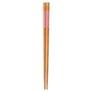 【ご紹介します！安心の日本製！『塗箸』シリーズの可愛い和柄の箸！すす竹】赤鹿の子 赤
