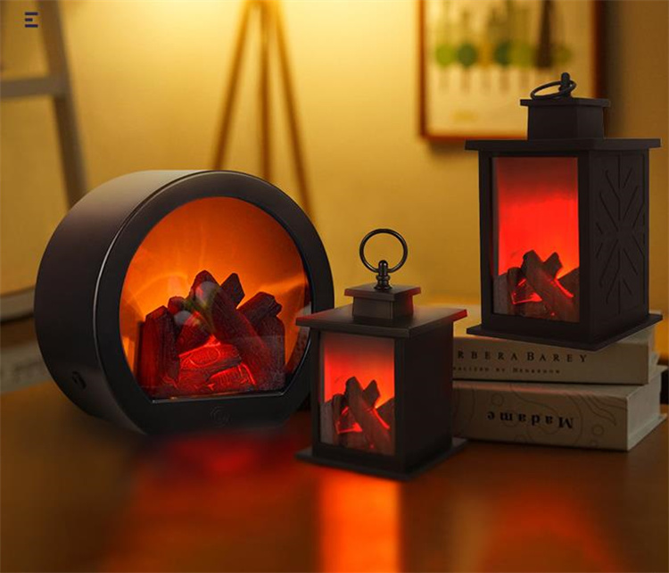 おしゃれの必需品 INSスタイル シミュレーション暖炉 工芸品 燭台のシミュレーション 装飾 照明 屋内