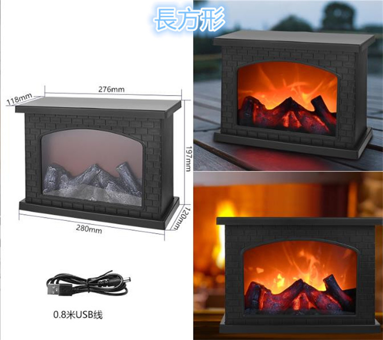 おしゃれの必需品 INSスタイル シミュレーション暖炉 工芸品 燭台の