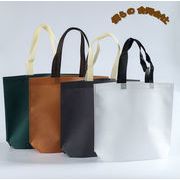 手提げバッグ　お買い物バッグ　包装資材　エコバッグ　不織布バック　ギフトバッグ　4サイズ　9色展開　
