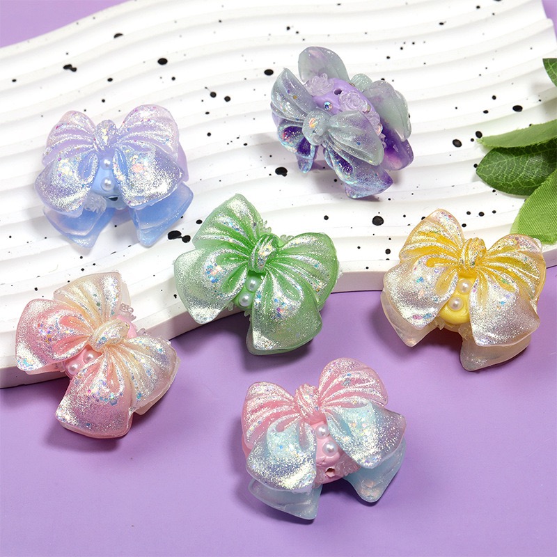 ビーズパーツ　穴あり デコパーツDIY デコ素材 手芸材料 チェーンパーツ アクセサリーパーツ