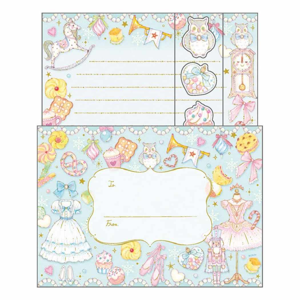 たけいみき レターセット くるみ割り人形