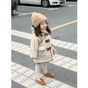 2023新作 先販売 韓国子供服 ベビー服 キッズ 女の子用の上着 長袖 コート90-140cm