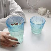 大幅値下 グラデーション グラス 家庭用 牛乳カップ 氷河柄 コーヒー ビールカップ ユニークなデザイン