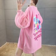 【予約222372】大きいサイズ春夏新作 韓国 レディース ファッション Tシャツ パーカーLL-4L