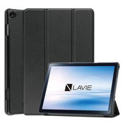 NEC LAVIE Tab T10 対応 フラップケース　ブラック