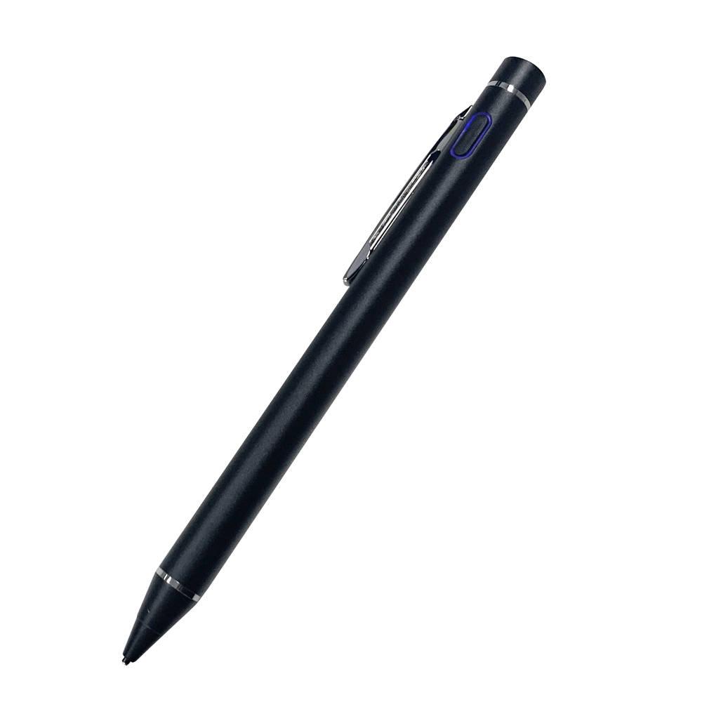 汎用細ペン先充電式タッチペン　ブラック