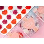 【約10個入】バラグミ　ハートグミ　咀嚼音　ソフトキャンディー　お菓子　大人気　韓国　バレンタインデー
