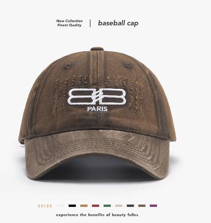 2024新品 レディース帽子 UVカット メンズ帽子★刺繍野球帽　ハット★キャップ　9色