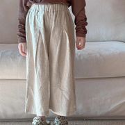 ★Girls★　子供服　90~150cm　春夏　キッズワイドパンツ　韓国キッズファッション