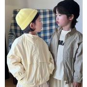 2024春新作  韓国風子供服  ベビー服   トップス  アウター   コート   ジャケット  2色