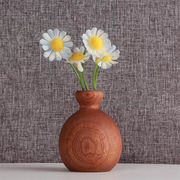 2024年の新商品更新 ドライ花瓶 木製花瓶 手製の花器 花瓶 実木の花の挿し方 テーブル装飾 レトロ