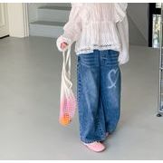 キッズ服     韓国風子供服    ズボン   ジーンズ   女の子    デニムパンツ
