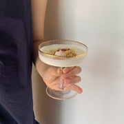 2024新品 グラス アイスクリームカップ インテリア  撮影道具  デザート皿 INSスタイル