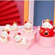 招き猫   デコパーツ ミニチュア  雑貨   置物   可愛い   装飾  小物  インテリア用   プレゼント 贈り物