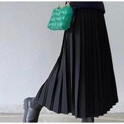 人気新作 スカート プリーツスカート ロングスカート ゆったり カジュアル 韓国風