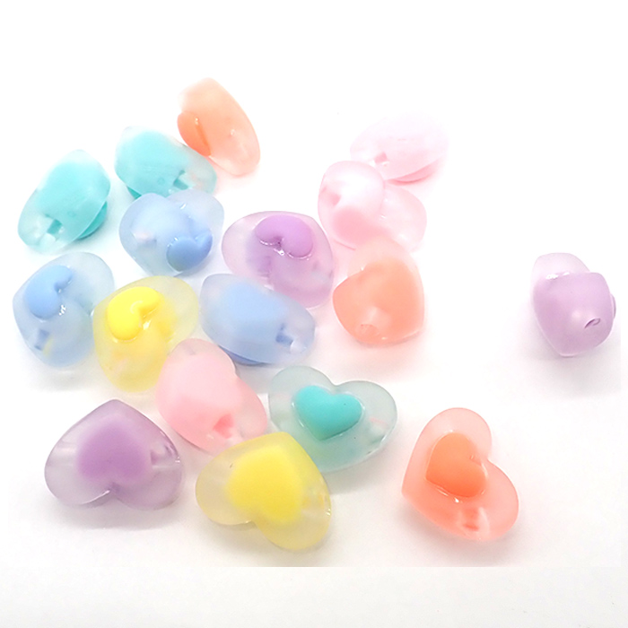 N1274 / カスタムボールペン(オーロラ) 猫ちゃんビーズ ハートビーズ N1274 / カスタムボールペン(オーロラ) 猫ちゃんビーズ ハートビーズ