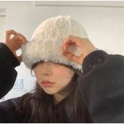 キャップ 小顔効果  帽子 ニット帽子 毛糸