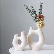 北欧風 INS 花瓶 ファッション装飾 置物  撮影装具  おしゃれ花瓶  インテリア 陶器