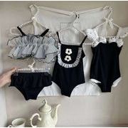 2025 韓国風子供服 赤ちゃん   ベビー服   キッズ水着  つなぎ水着  キャミソール  可愛い  3色