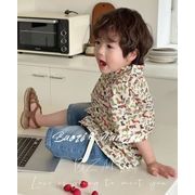 2024 ins 韓国風子供服  ベビー服    シャツ  トップス