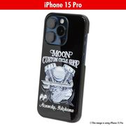 ムーンイクイップド MOON Custom Cycle Shop パンヘッド iPhone 15 Pro ハードケース MOONEYES