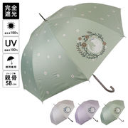 2024ss新作：春夏 晴雨兼用傘 まんまる猫柄 ジャンプ傘  日傘 雨傘   UV 撥水