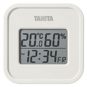 タニタ デジタル温湿度計(小型) アイボリー 22422209