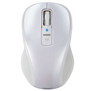 Digio デジオ Bluetooth5 静音3ボタンBlueLEDマウス ホワイト MU