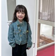 2024春新作 韓国風子供服 ジャケット ベビー服 キッズ 女の子 かわいい ベビー服