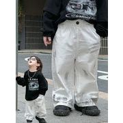 春の新しい 韓国風 子供服 男の子   ジーンズ 春秋 子供用 ワイド パンツ おしゃれ ロング パンツ 90~140cm