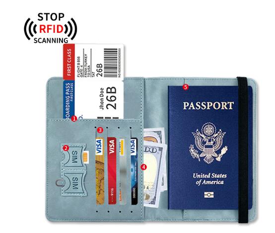 パスポートケース カード入れ 小銭入れ プレゼント スキミング防止 収納 RFID 旅行 メンズ レディース