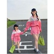 2024新作 韓国子供服  親子女の子 レジャー2点セット90-140cm