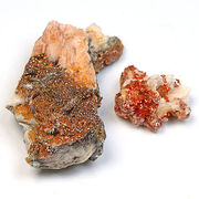 バナジナイト(褐鉛鉱) モロッコ産 Vanadinite 2個 鉱物原石【FOREST 天然石 パワーストーン】