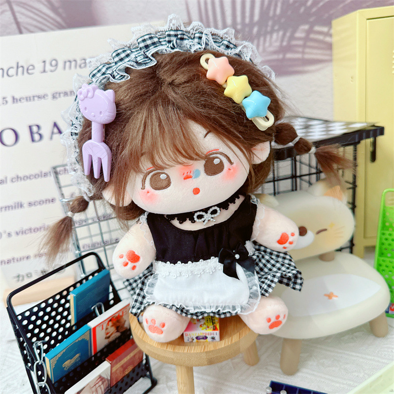 着せ替えぬいぐるみ ミニドール ぬいぐるみ用服 おもちゃ 10/15/20cmdoll メイド4点組 ヘアバンド+ドレス 創美ブリッジ 株式会社 |  卸売・ 問屋・仕入れの専門サイト【NETSEA】