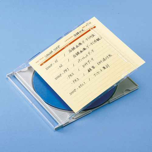 【10個セット】 サンワサプライ 手書き用インデックスカード(イエロー) JP-IND6Y