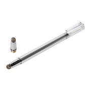 【5個セット】 MCO 先端交換式タッチペン 導電繊維タイプ シルバー STP-L01S